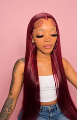 99j Straight Frontal Wigs