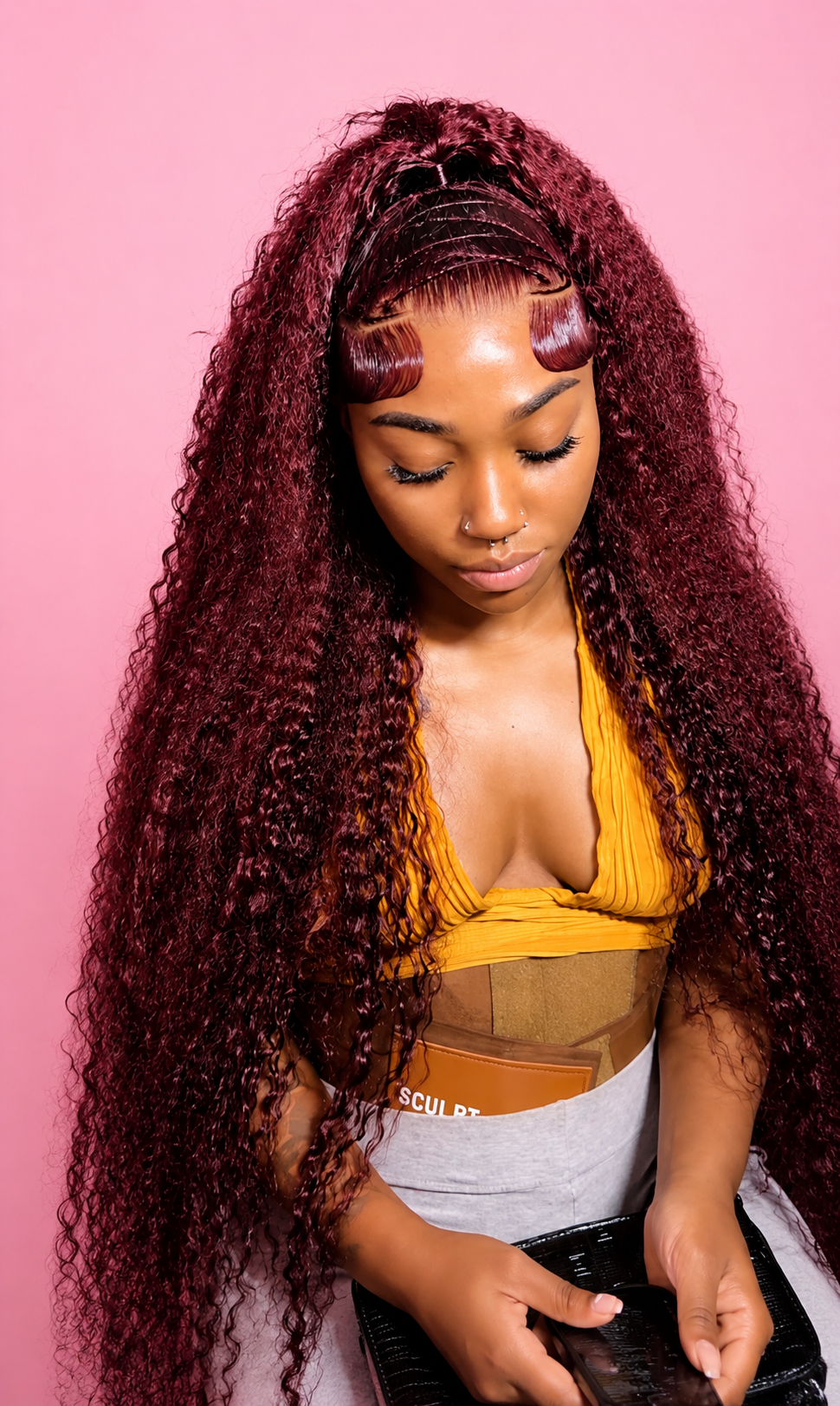 Burmese Curly 99J Wigs